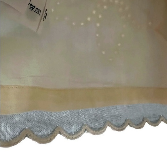 NWT Gap Kids linen/cotton dress, 12-18 months Butterfly eyelet, w/ diaper cover. - Picture 5 of 15